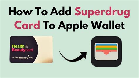 how to add superdrug card to apple wallet|superdrug card for apple wallet.